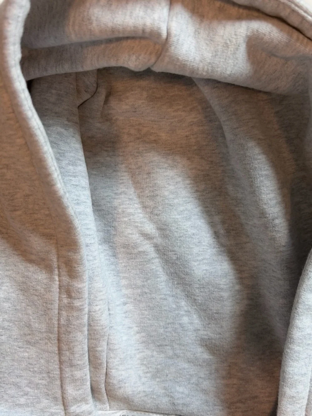 Athleta Youth Cropped Half-Zip Hoodie in White